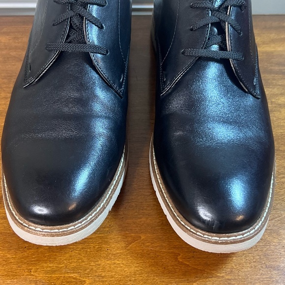 Florsheim Vibe Men’s Plain Toe Black Leather Oxford Size 12 Wide main image 5